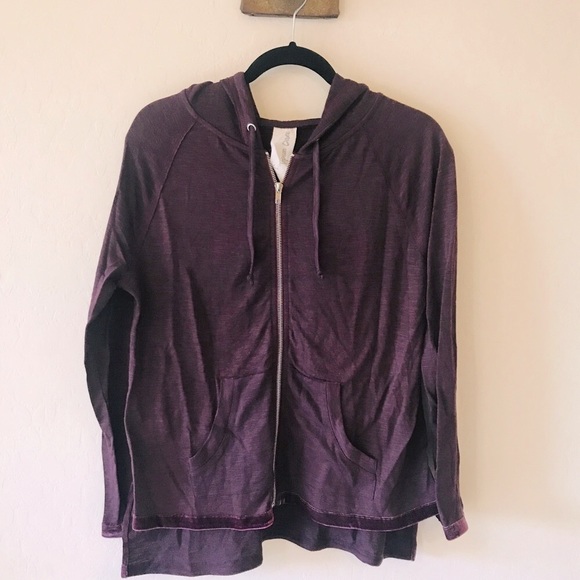 Purple zip up hoodie sweatshirt - Picture 1 of 5